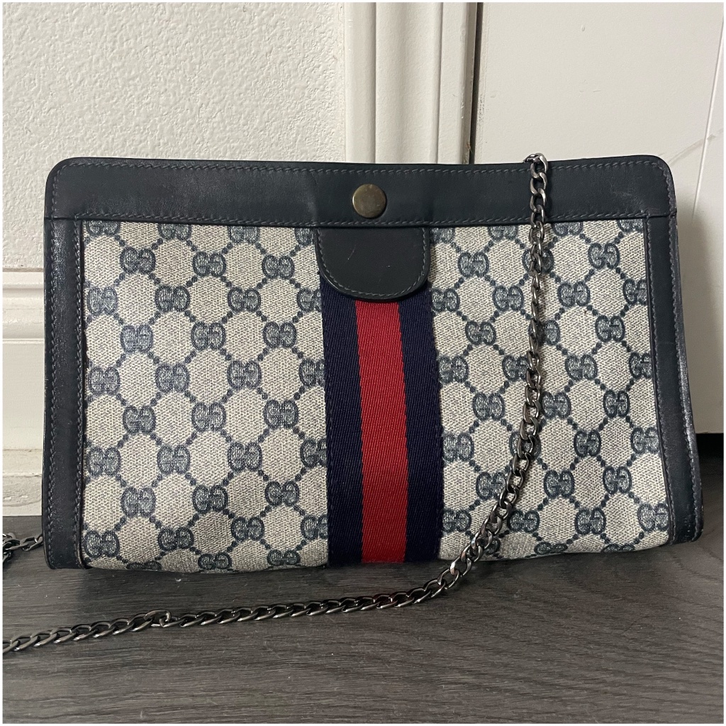 GUCCIポーチ／NAVY VIP SALE!!Gucciグッチ♪1点のみゲット☆726047 (GUCCI/ポーチ